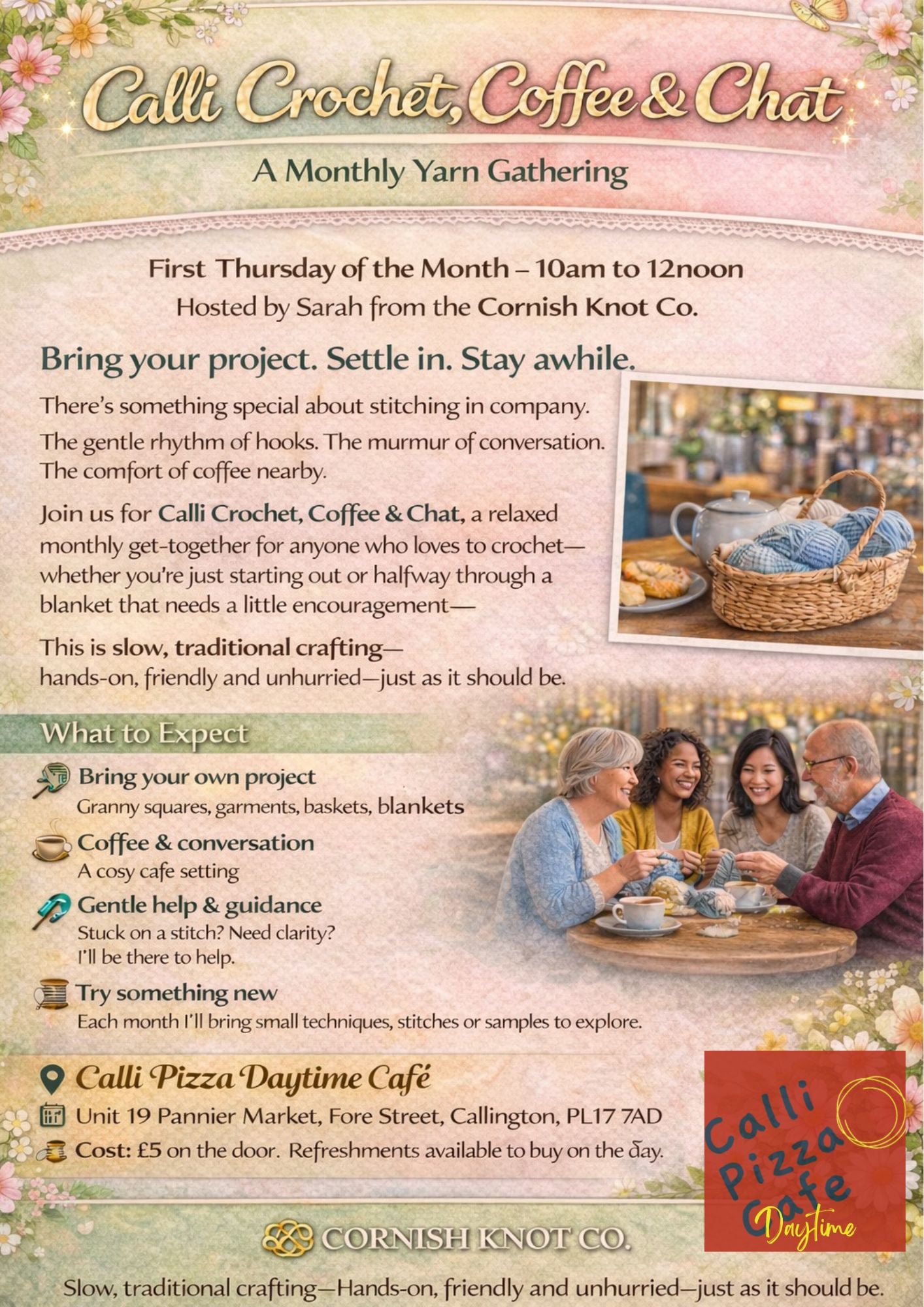 Crochet, Coffee and Chat